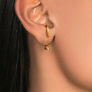 Brinco Serpente banhado a Ouro 18k