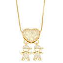 Colar Amor de Mãe Banhado a Ouro 18k