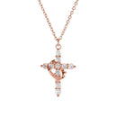 Colar Cruz & Coroa - Banhado a Ouro 18K