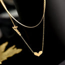 Colar Feminino Duplo Amor
