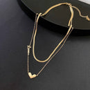 Colar Feminino Duplo Amor