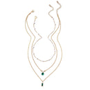 Colar Feminino Triplo Evergreen