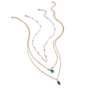 Colar Feminino Triplo Evergreen