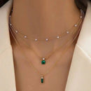Colar Feminino Triplo Evergreen