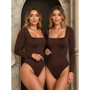 Kit com 2 Bodys Femininos Manga Longa