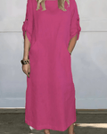Vestido Casual Susan | Linho Puro - (Soltinho)